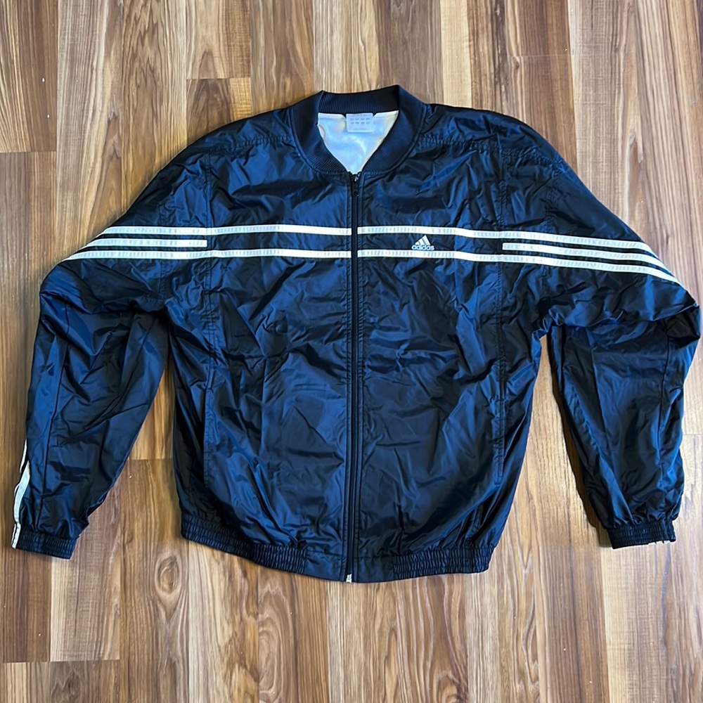 Adidas Vintage Windbreaker Size Large